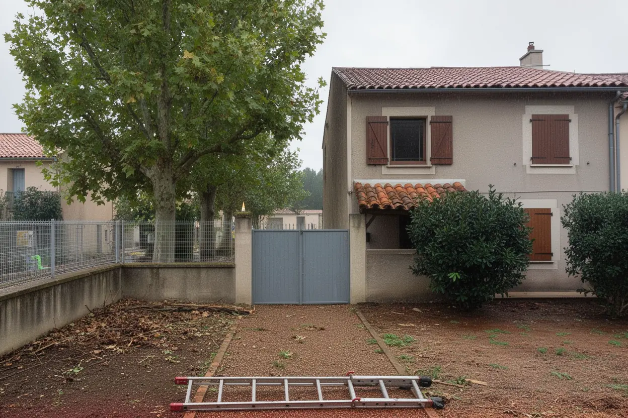 Arbre sécurisé après dépose de branche à Gardanne